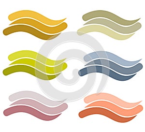 Color Swatch Swooshes