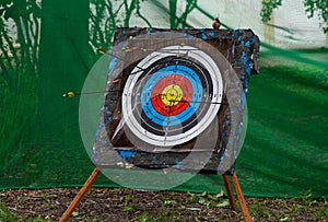 Color target archery