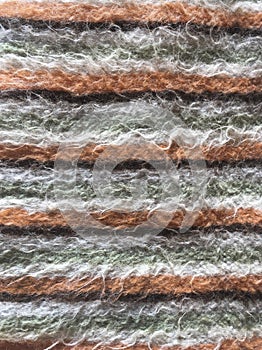 Color texture of sheep wool fibers, handmade woven products