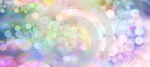 Color therapy soft lights bokeh background banner