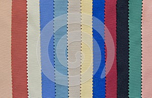 Color tone of fabric sample texture