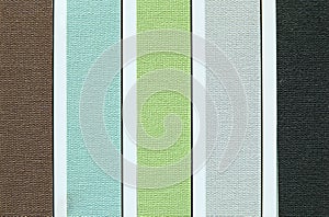 Color tone of fabric swatch samples