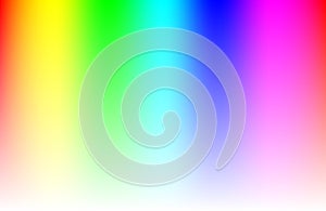 Color tone picker assistant with blend transition to white. Abstract rainbow gradient.