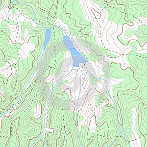 Color topographic topo contour map background