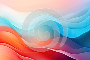 Color transition and gradient on abstract background