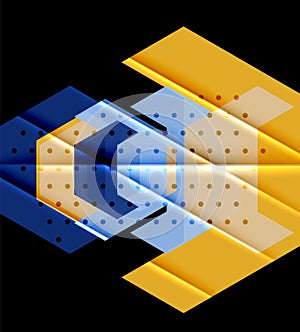 Color triangles background design