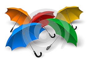 Color umbrellas