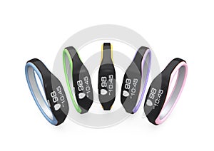 Color variation of smart wristbands