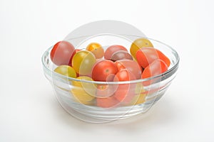 Color varied tomatoes photo