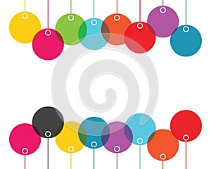 Color vector illustration lampions