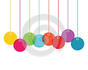 Color vector illustration lampions