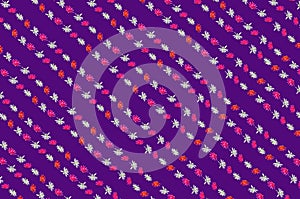 Color water lily line pattern