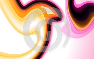 Color waves, design Abstract light Background, streaks orange and pink futuristic cover creative graphics. Vector backdrop art