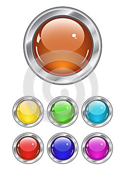 Color web buttons