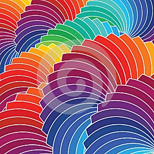 Color wheel background. Vector Illustration