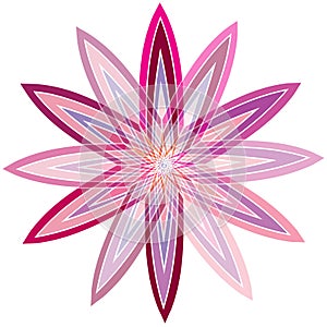 Color wheel background. Vector Illustration