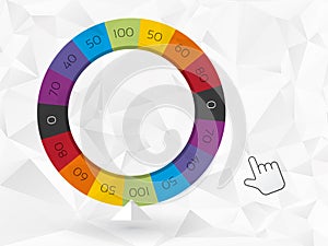 Color wheel of fortune