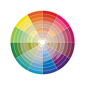 Color wheel pantone for printing