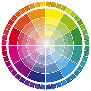 color wheel twelve colors