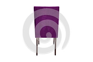 Color wood chair. Object isolated of background