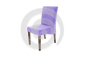 Color wood chair. Object isolated of background