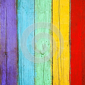 Color wood planks background