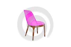 Color wooden and fabric Chair