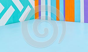 Color wooden structure