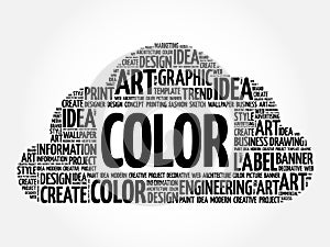 COLOR word cloud