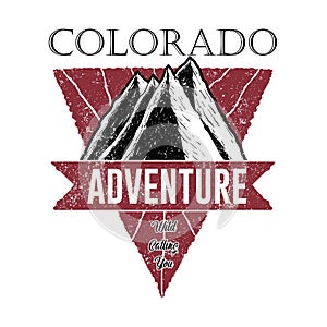 Colorado Adventure Logo, Outdoor Adventure