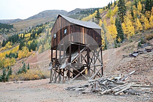 Colorado Autumn Scenery - Mining Ghost Town