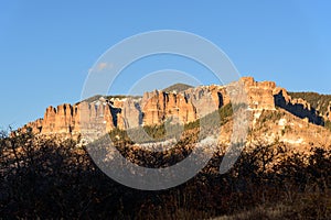 Colorado Autumn Scenery, view of courthouse in the evening