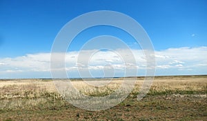 Colorado dry spring landscape west of Denver