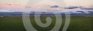 Colorado Farmland with Longs Peak Panorama