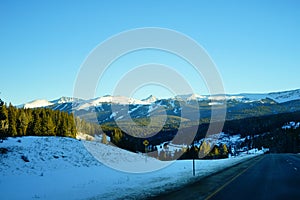 Colorado highway landscape