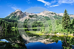 Colorado Lake and Mountains