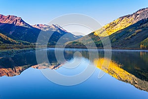 Colorado Mountain Lake in Fall