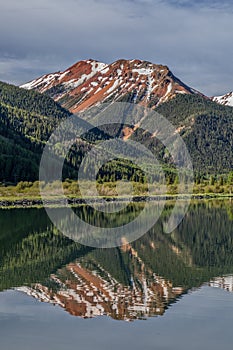Colorado Mountain Landscape Reflection