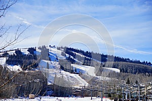 Colorado mountain ski resort