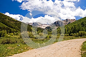 Colorado Mountains and Clouds photo