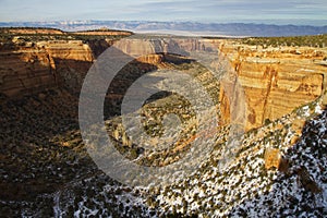 Colorado National Monument in Winter