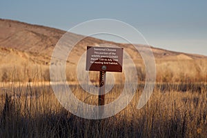 Colorado Parks and Wildlife SWA Closure photo