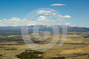 Colorado plain and mountains