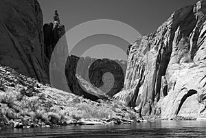 Colorado River Arizona in Infrared