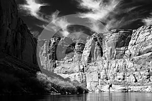 Colorado River Arizona in Infrared