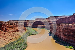 Colorado River in Canyonlands national park, Moab, Utah