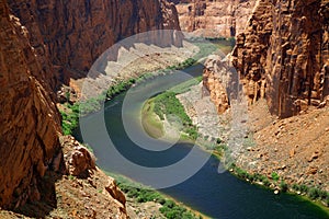 Colorado river close to Glen canyon