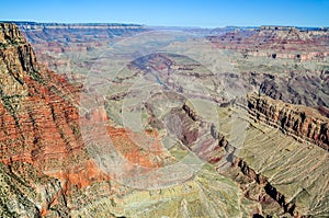 The Colorado River Cuts A Deep Grove Into the Grand Canyon of Arizona