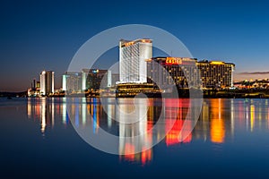 Laughlin Waterfront at Dusk