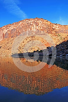 Colorado River Valley, Utah in winter